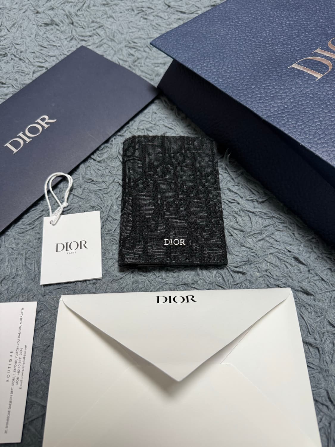 디올 오블리크 오거나이저 블랙 새상품급 상품이미지1