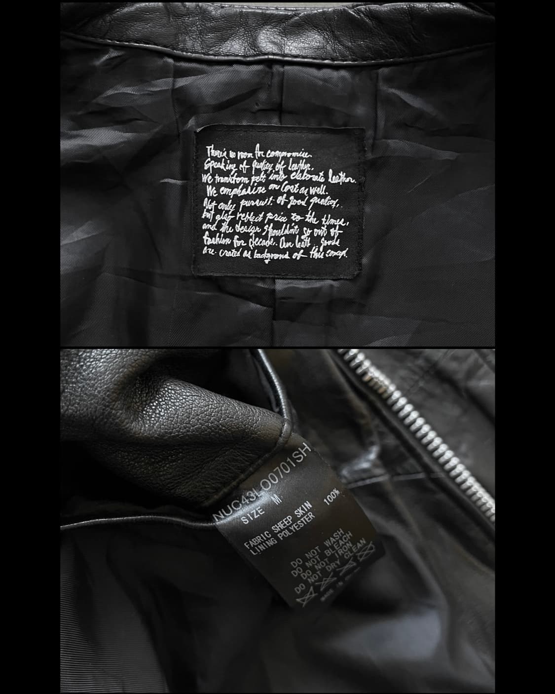 Nano•Universe Multi Zip Leather Jacket 상품이미지9