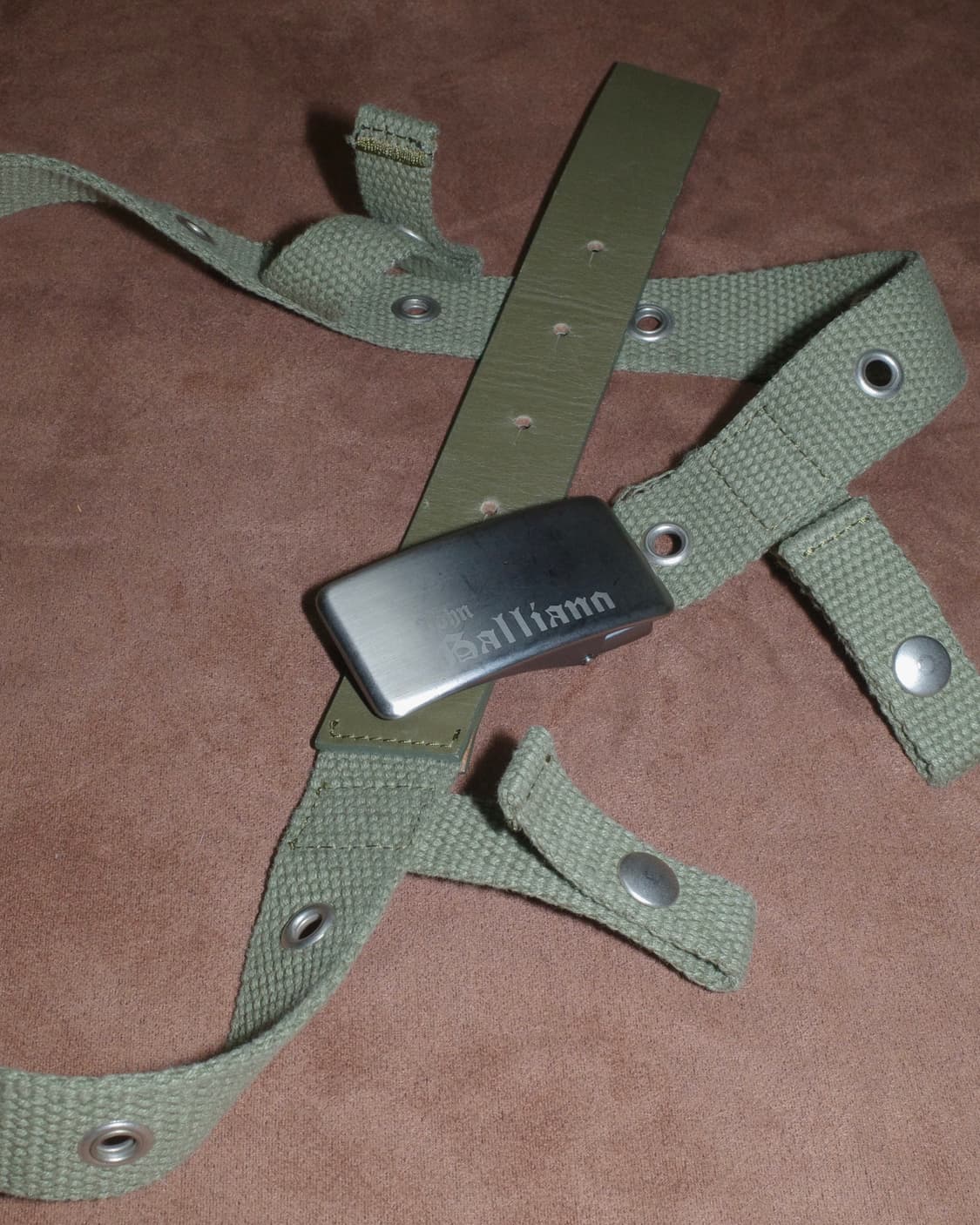 존갈리아노 도킹 밀리터리 벨트 상품이미지1