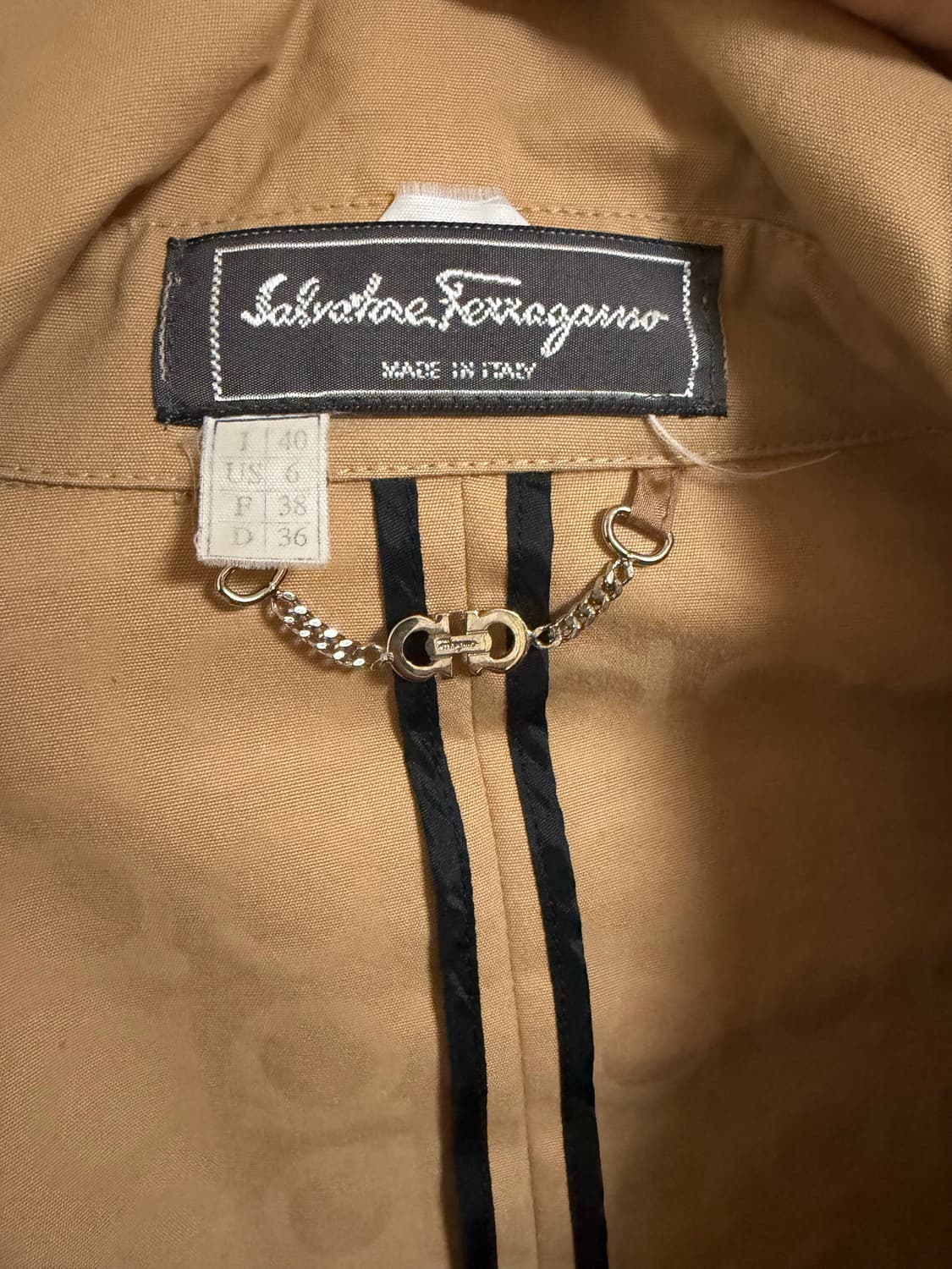 페레가모 트렌치 자켓 상품이미지2