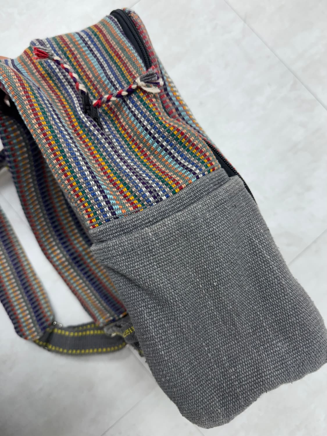 •히피 에스닉 멀티패턴 패브릭 백팩 상품이미지8