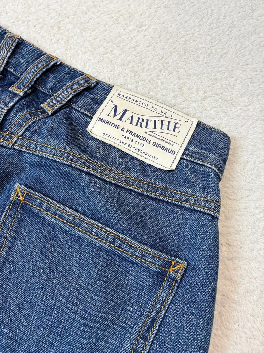 마리떼프랑소와저버 우먼스 테이퍼드핏 데님 팬츠 PN6197 상품이미지7