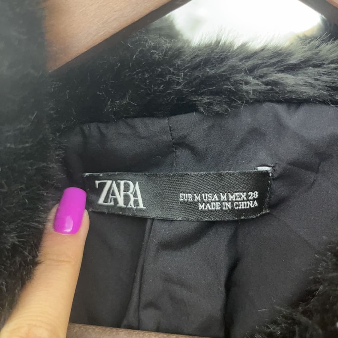 자라 스트릿 외힙 핀터감성 미디 퍼자켓 M C07308 상품이미지5