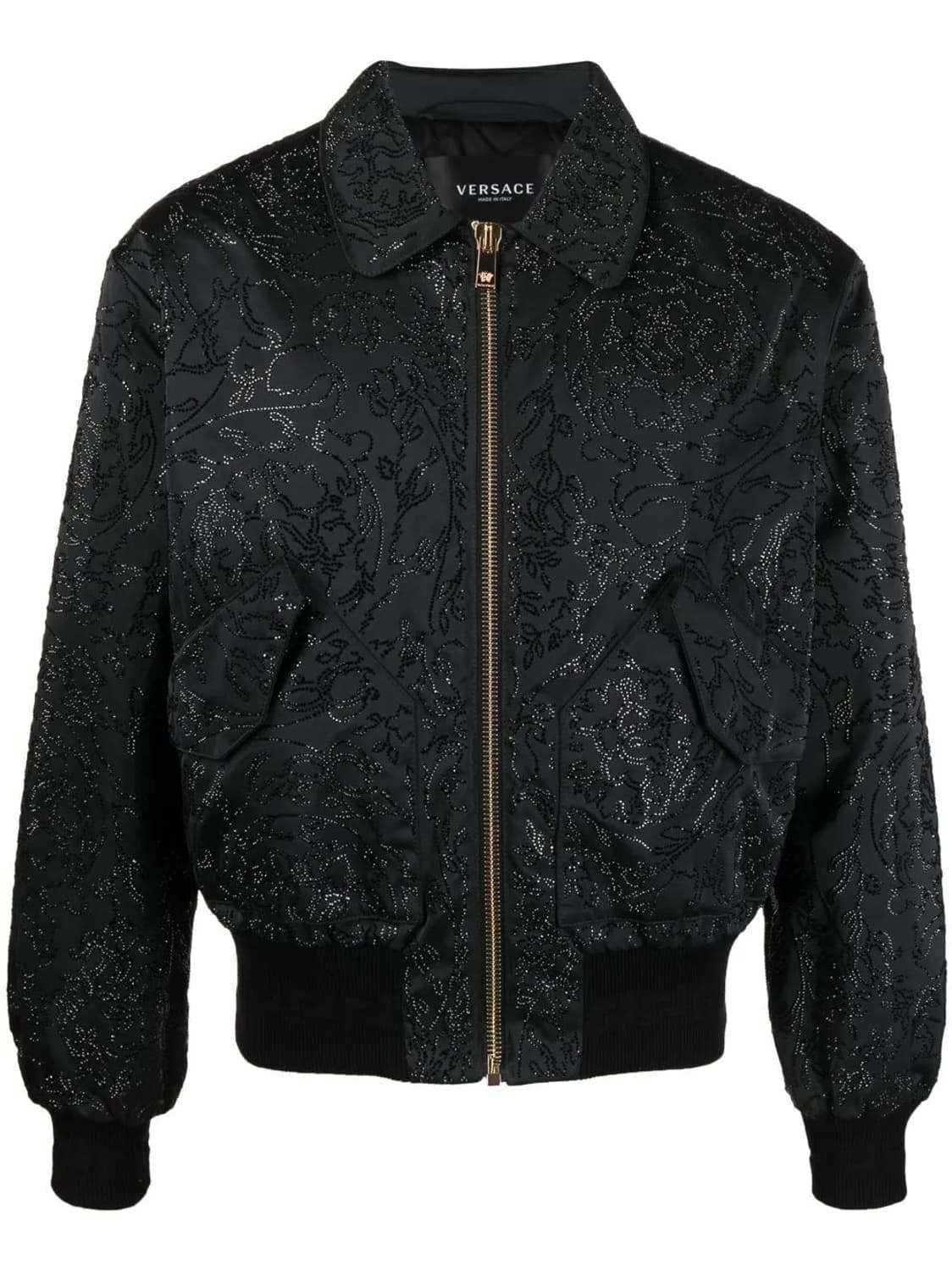 (BTS 정국 착용) 베르사체 라인스톤 바로크 봄버 자켓 상품이미지6