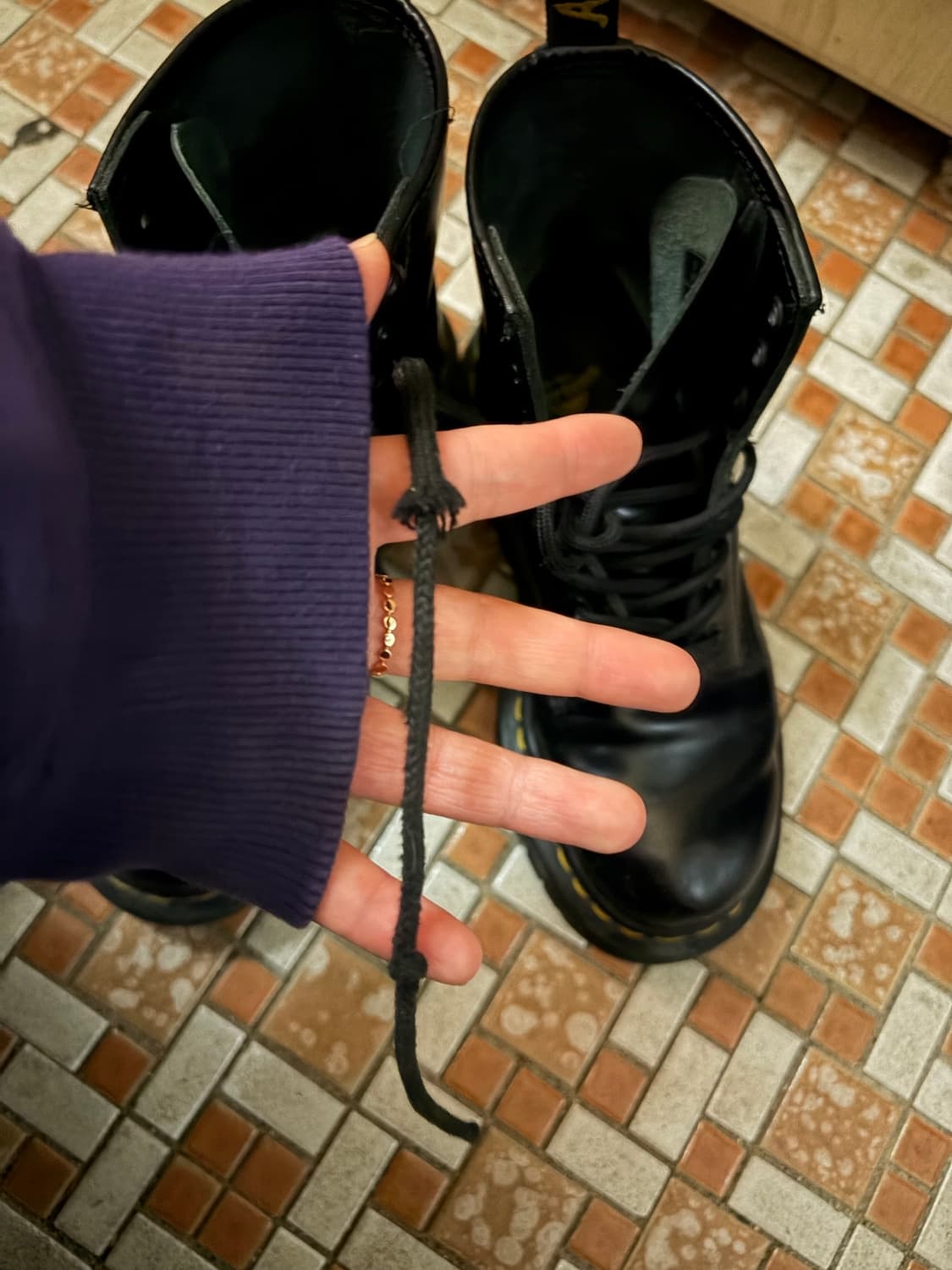 닥터마틴 1460 8홀 벡스 블랙 스무스 240 상품이미지3