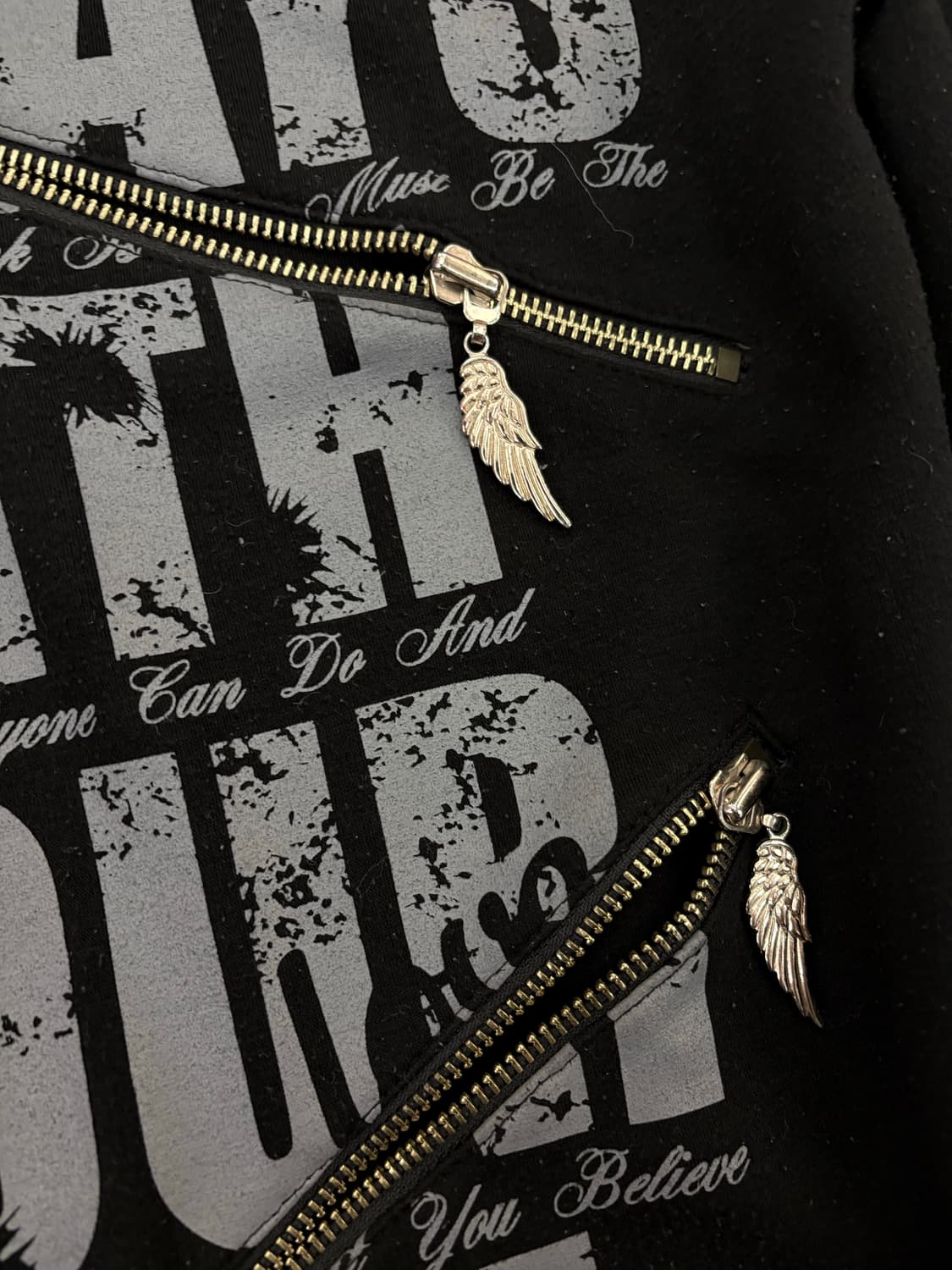 Egoist 지퍼 레터링 롱슬리브 상품이미지3