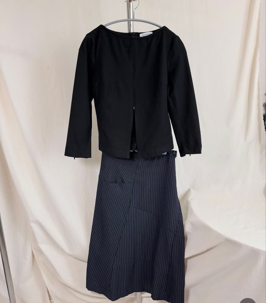 울 지퍼 블라우스  상품이미지1