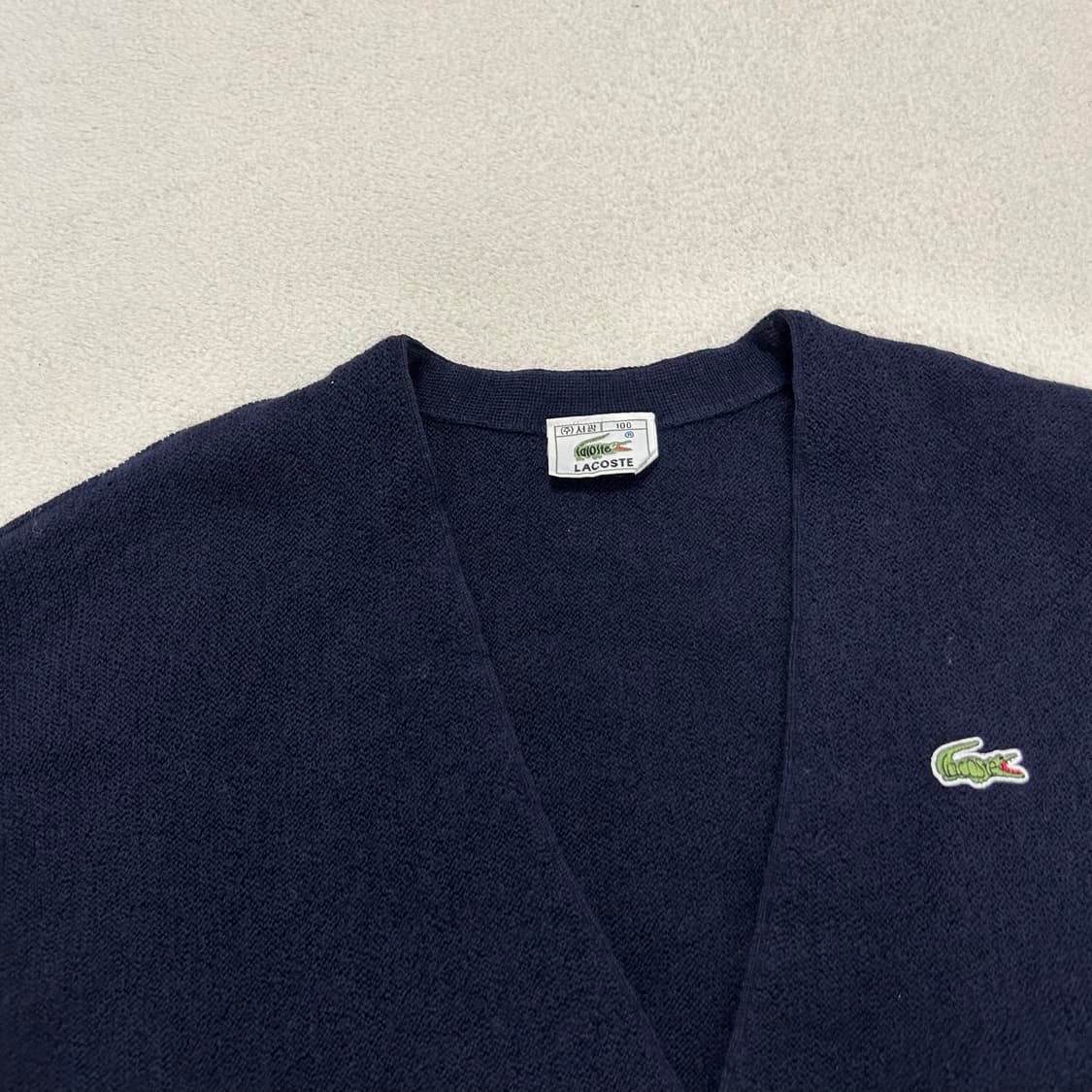 Lacoste navy cardigan 상품이미지5