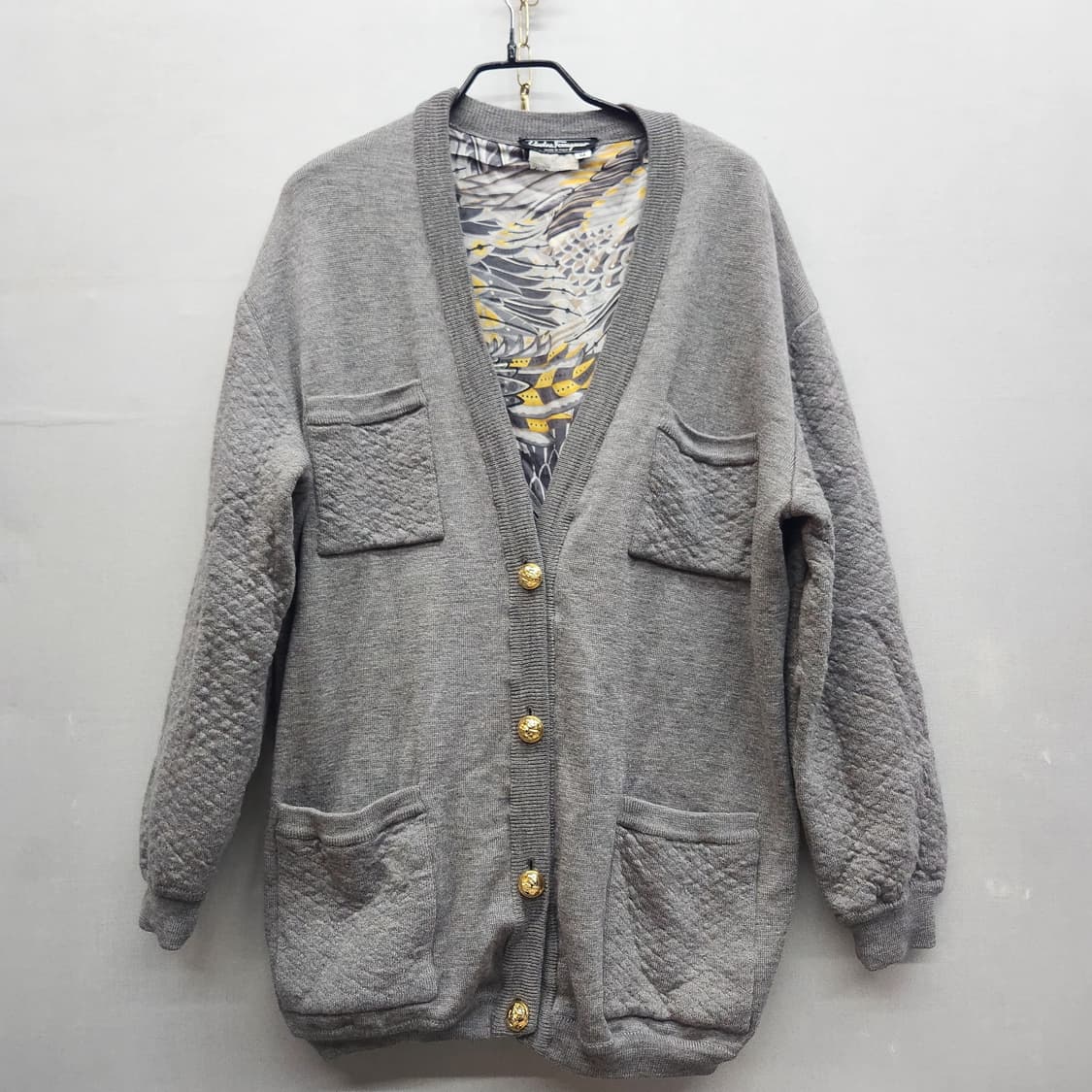 살바토레 페라가모 4포켓 울 가디건 M(L) 상품이미지1