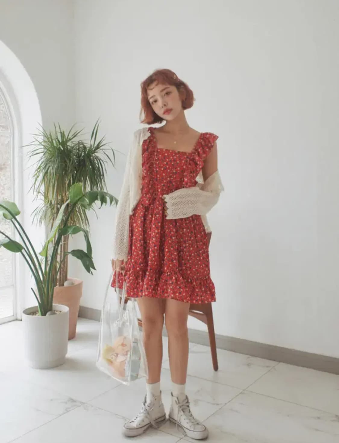 스타일난다 현아 플라워 원피스 상품이미지3