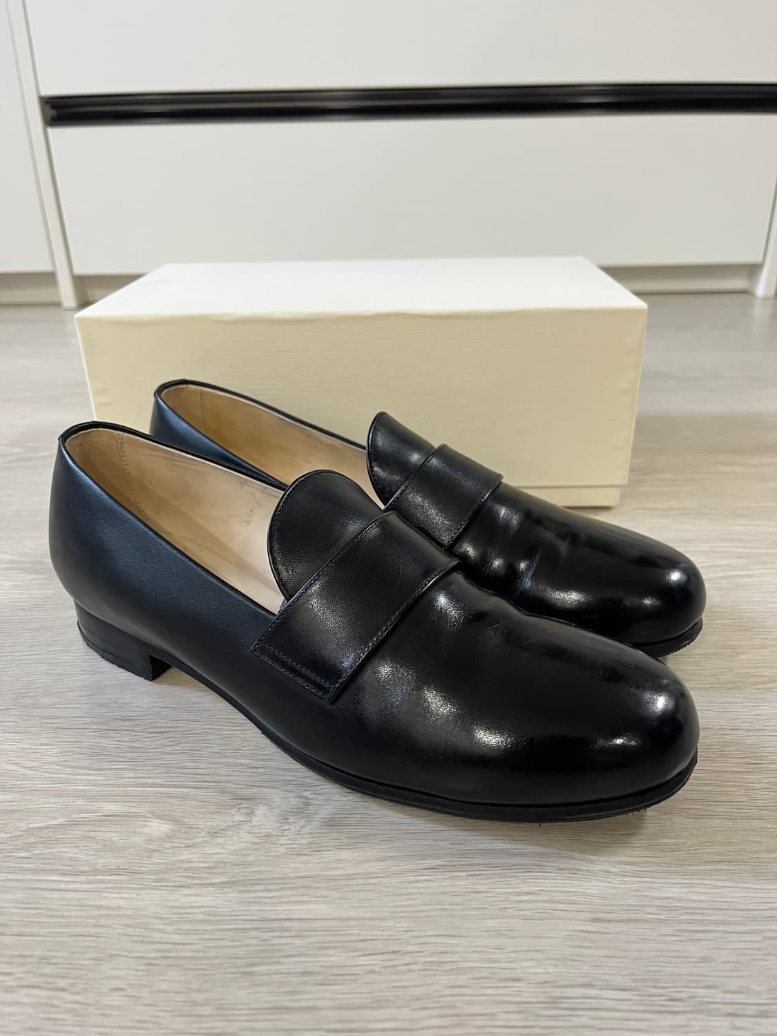 풋더코쳐 foot the coacher  프렌치 로퍼 블랙 9 (270) 상품이미지2