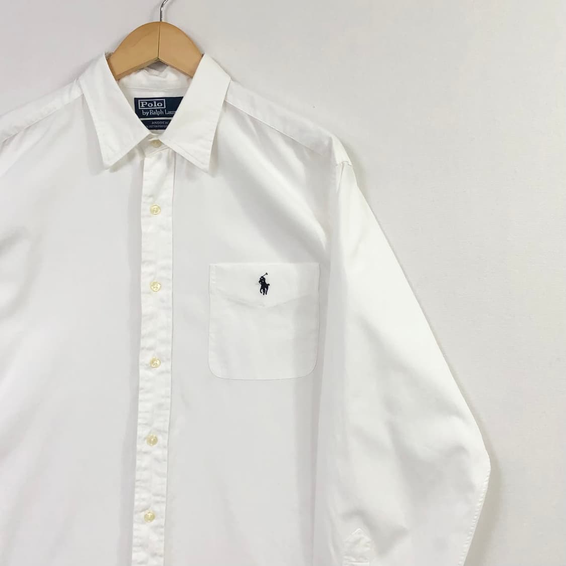 XL 폴로 화이트 셔츠 상품이미지1