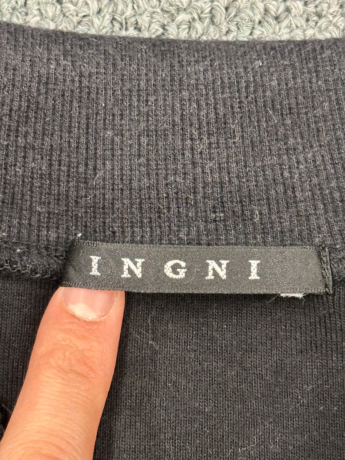 M)Ingni vintage 여성 y2k 프린팅 반팔 하프집업 상품이미지5