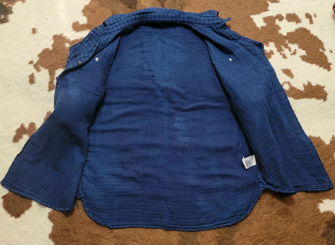 폴로 랄프로렌 남성용 인디고 체크 남방(L) 상품이미지7