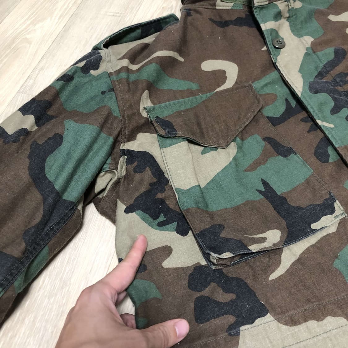 (M-R) 미군 US ARMY 우드랜드 M-65 필드자켓 M65 야상 상품이미지3