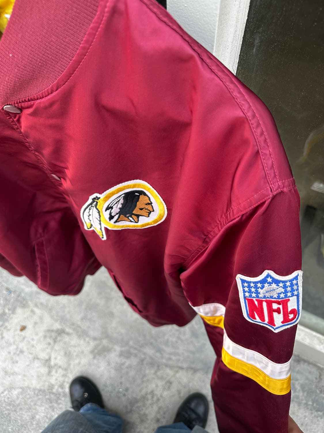 90s Starter NFL Washington Redskins 새틴 봄 상품이미지3