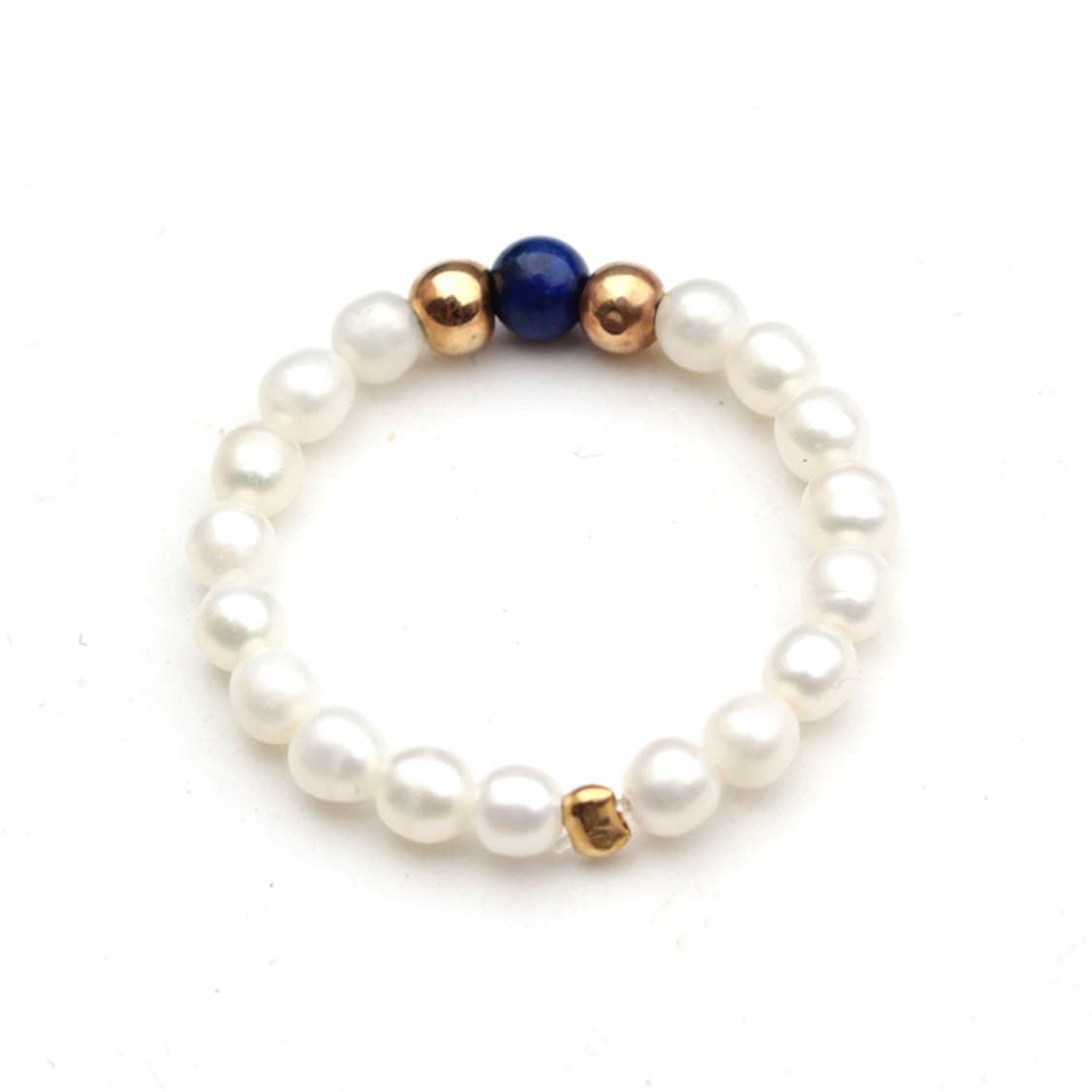 마이크로진주 라피스라줄리 반지 11호 상품이미지3