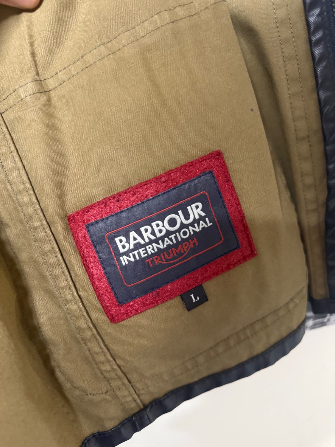 바버 x 트라이엄프 왁스 자켓 L 상품이미지3