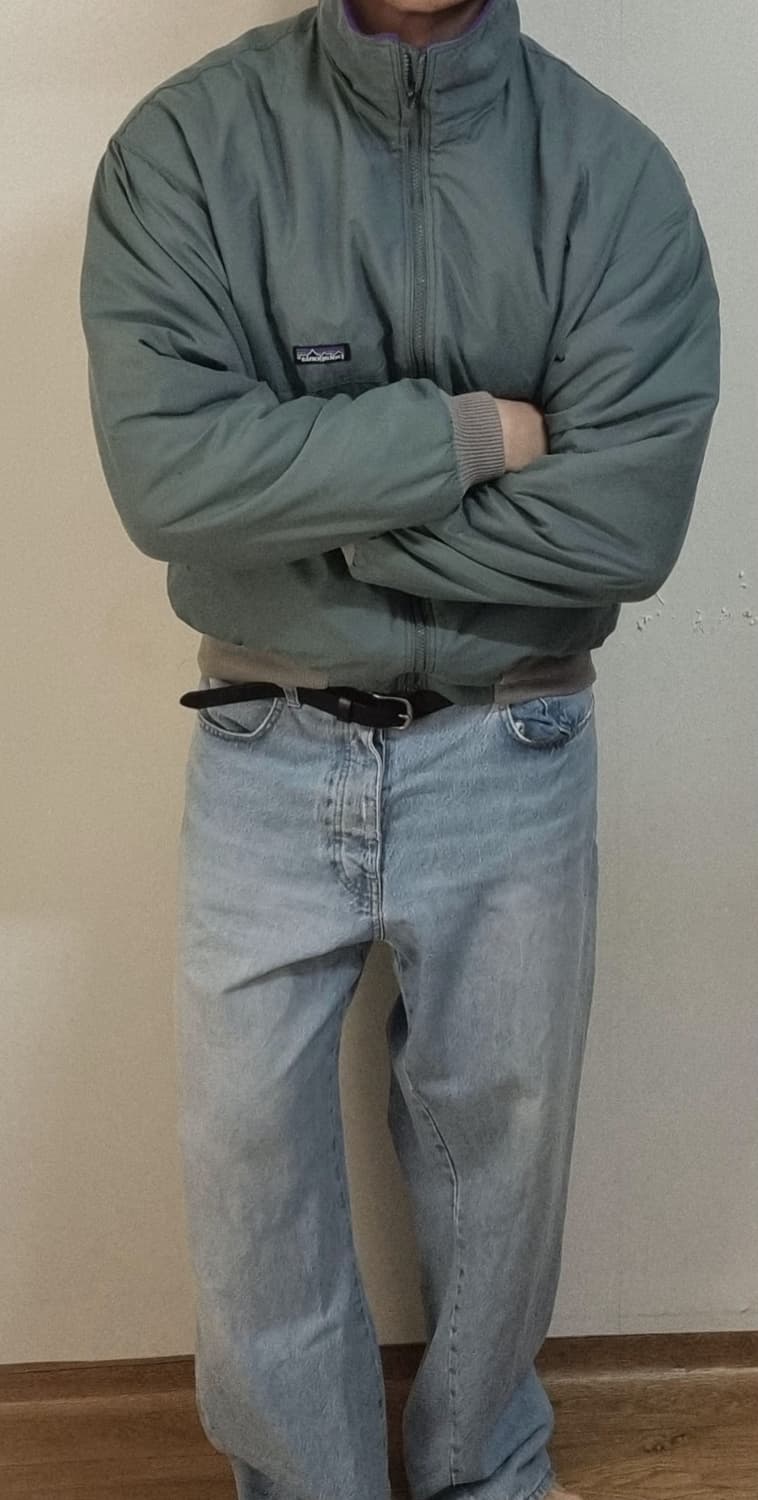 파타고니아 쉘 신칠라 봄버 세이지그린 퍼플  L 상품이미지7