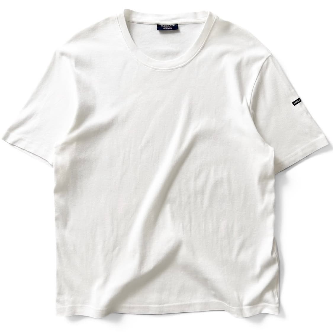 Saint James Solid Crew Neck T-Shirt 상품이미지1