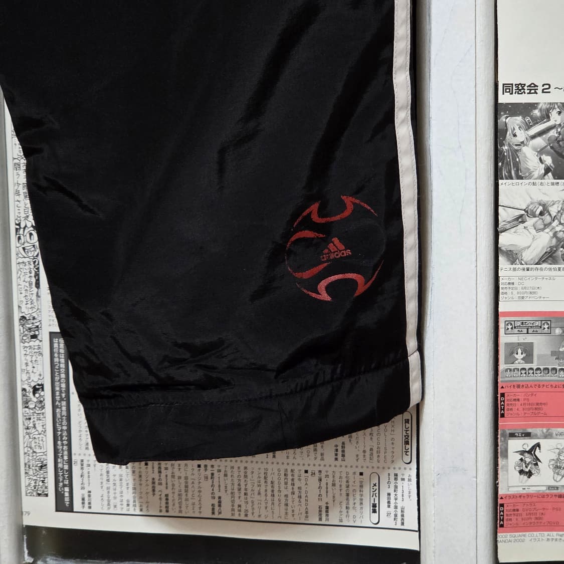 아디다스 블랙 삼선 스타 프린팅 트랙 팬츠 상품이미지7