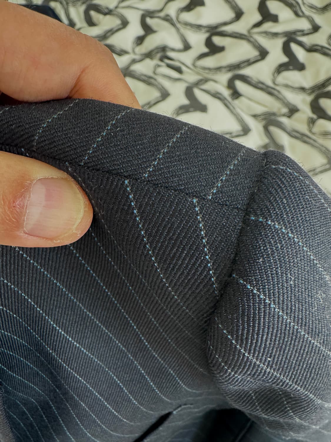 일본 타케오 키쿠치 스컬쳐 울 3버튼 더블벤트 수트자켓/슬림핏 L-XL 상품이미지9