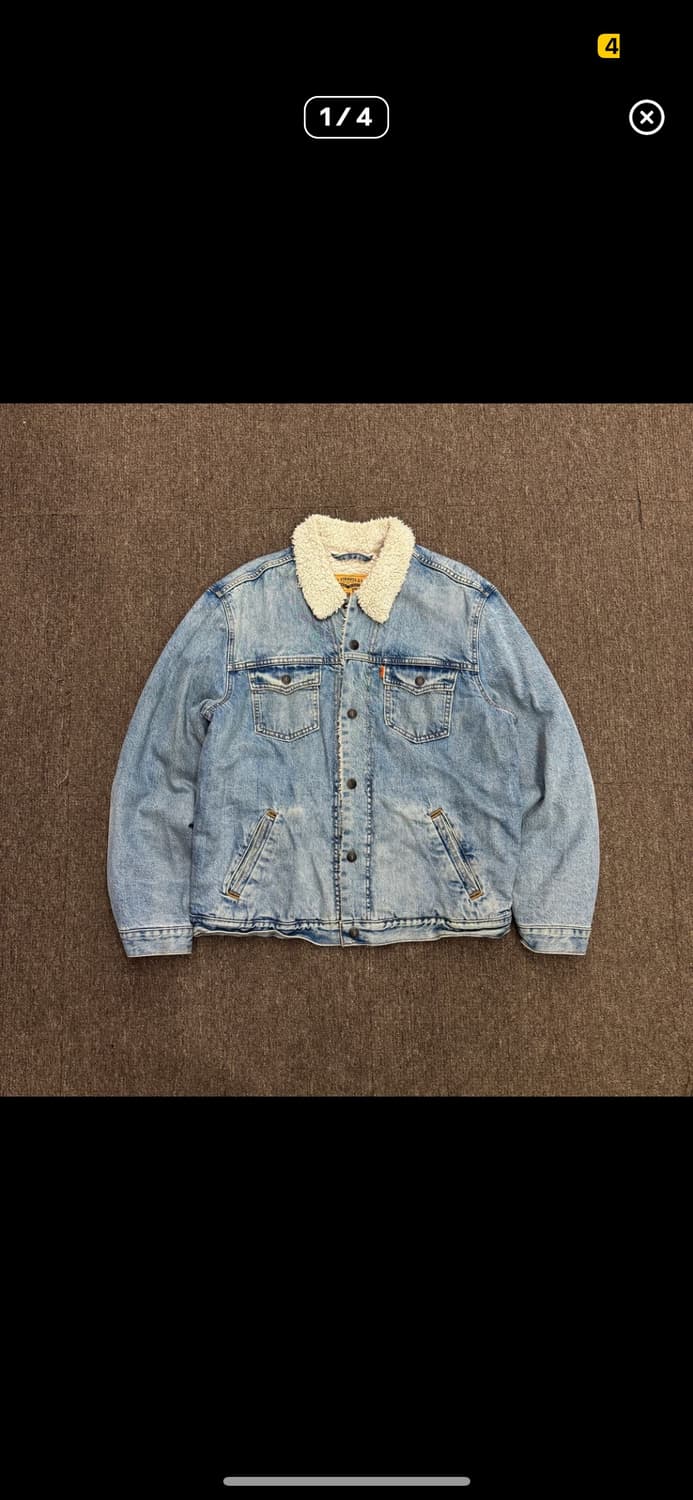 리바이스 오렌지탭 쉐르파 자켓 L 상품이미지1