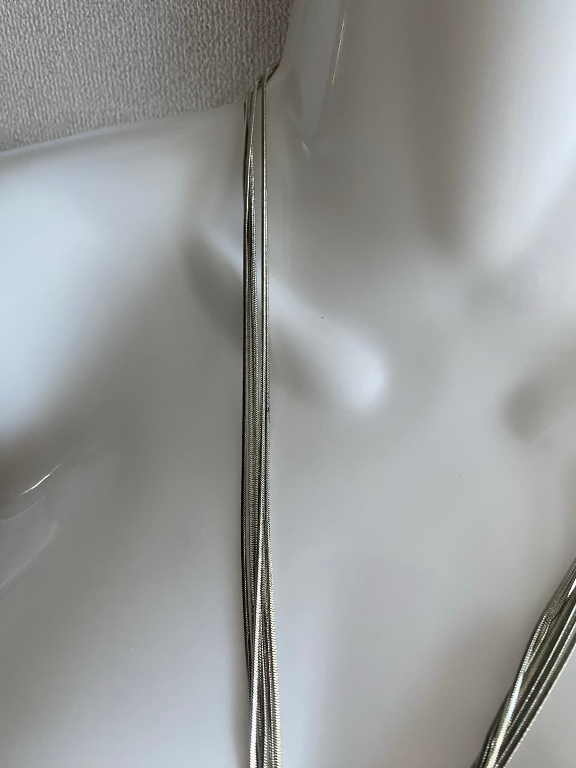 실버톤 레이어드 롱 목걸이 상품이미지6