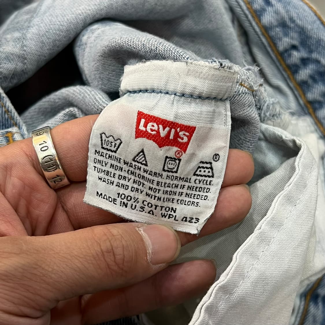  USA 리바이스 501 데님팬츠 y13962 상품이미지8