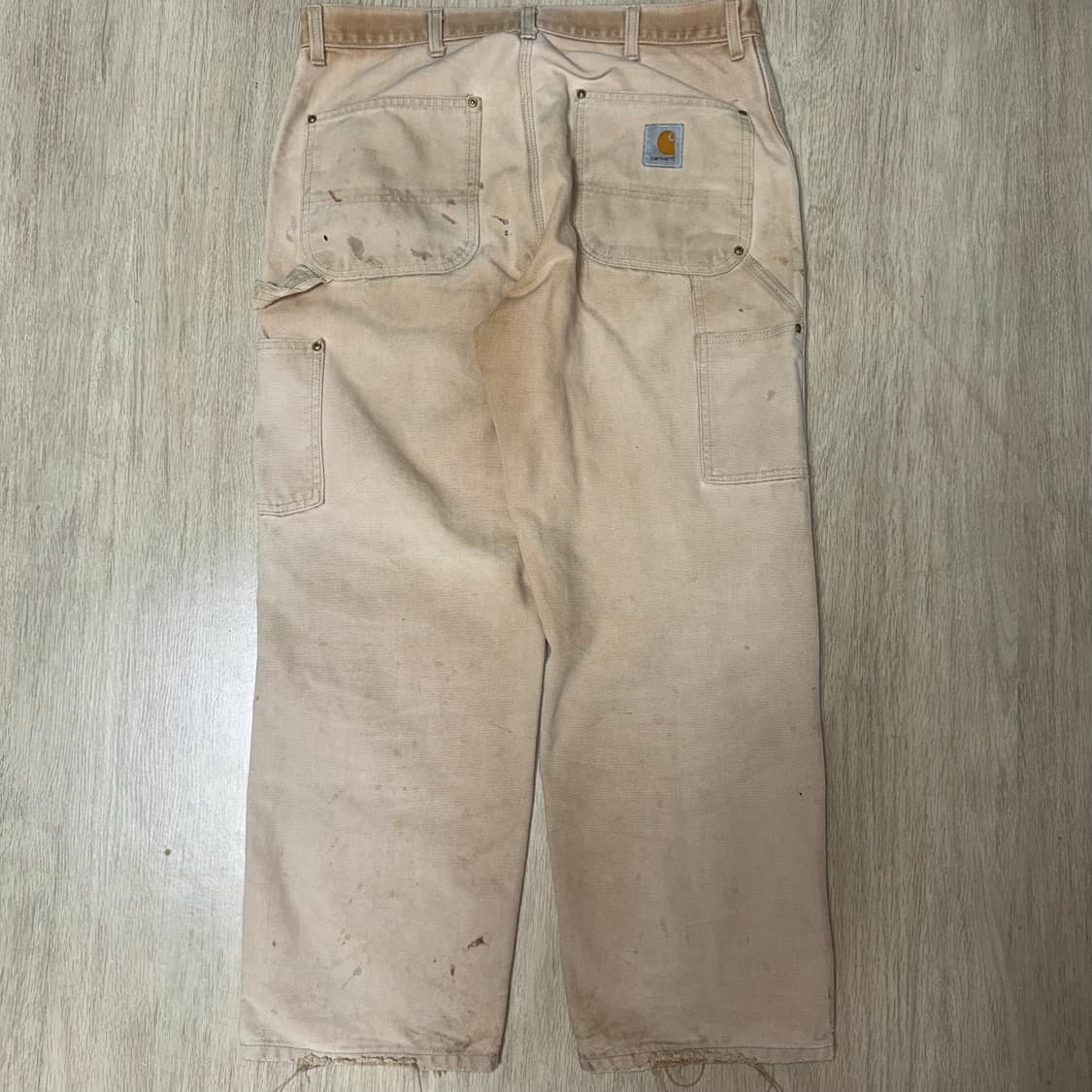 00s 칼하트 데미지드 더블니 카키 36x30 상품이미지8