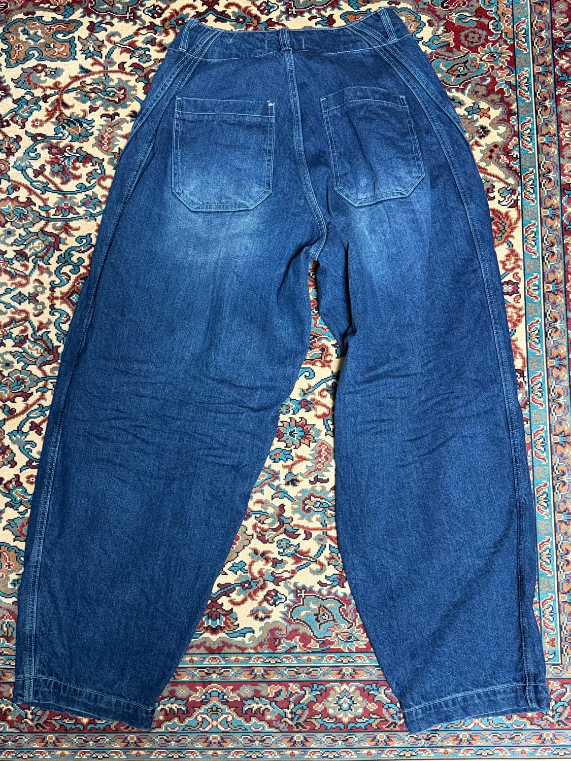 엘무드 오벌 와이드 데님 인디고 44사이즈 상품이미지2