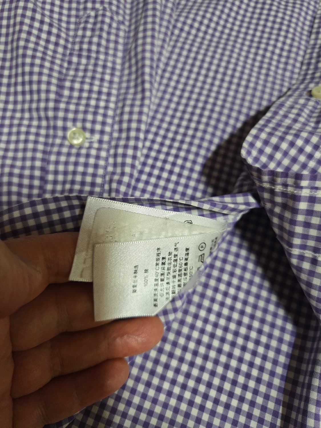 폴로 랄프로렌 남성 커스텀핏 체크 셔츠 상품이미지8