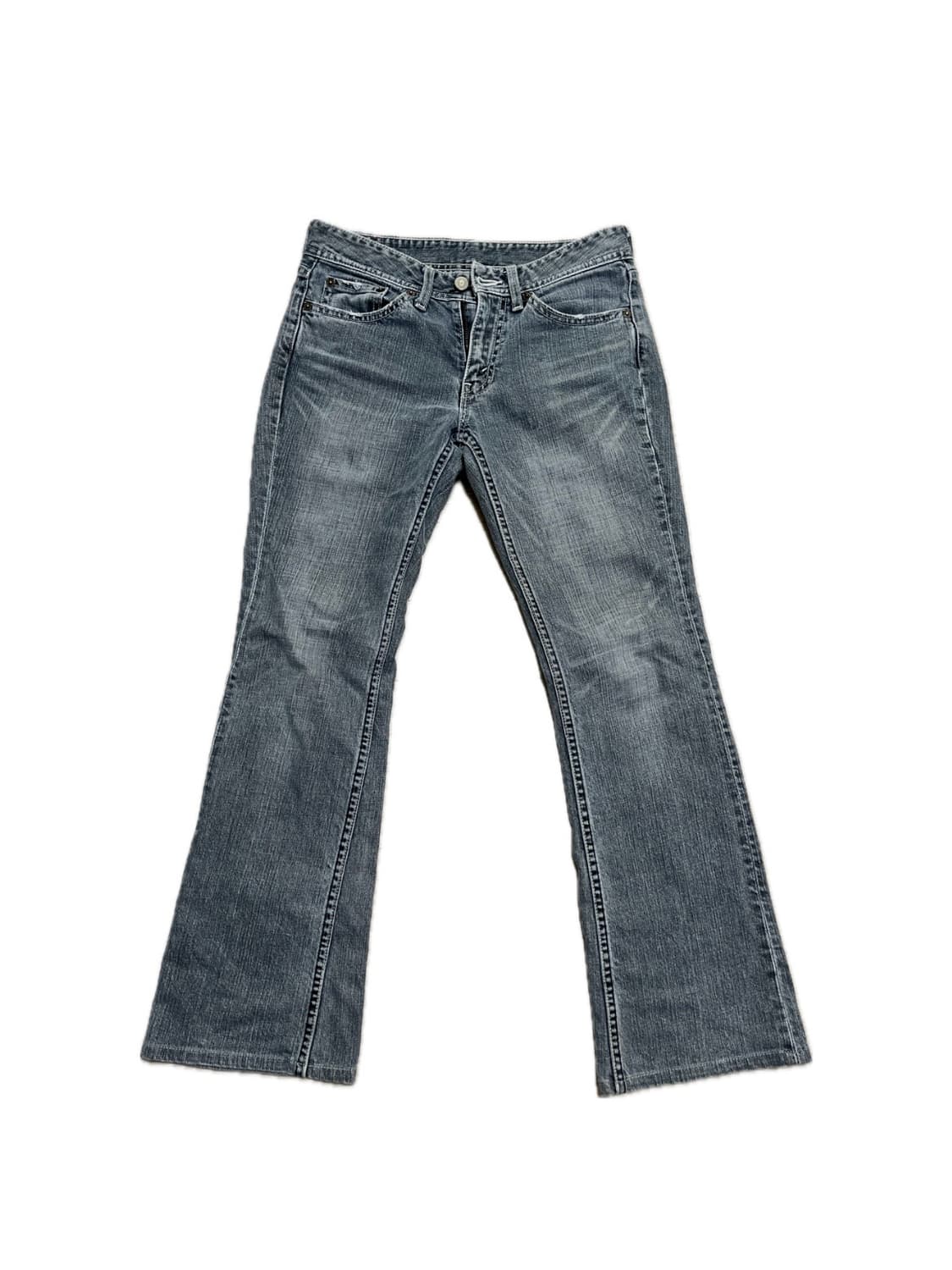리바이스 y2k 그레이 로우라이즈 부츠컷 데님팬츠 29 상품이미지1