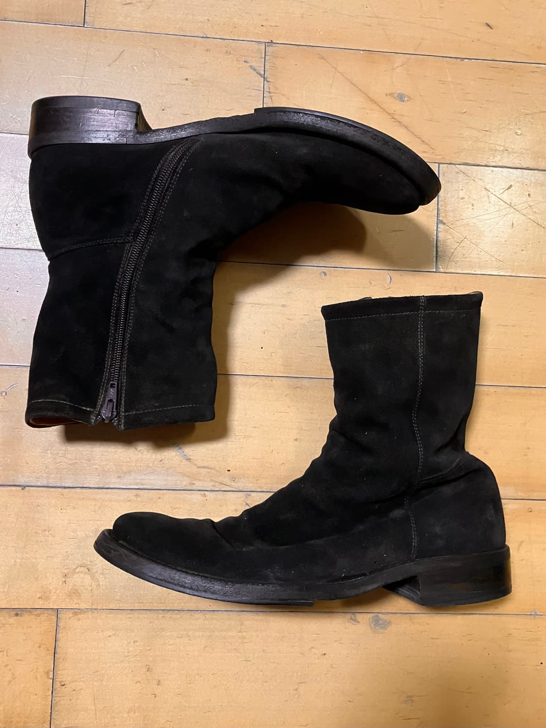 Japanese 하드 드레이프 스웨이드 부츠 42 (270) 상품이미지2