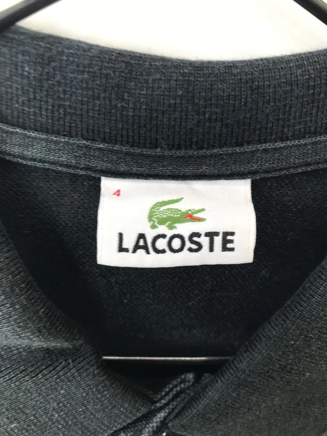 Lacoste Dot Pattern Navy Polo Shirt 상품이미지6