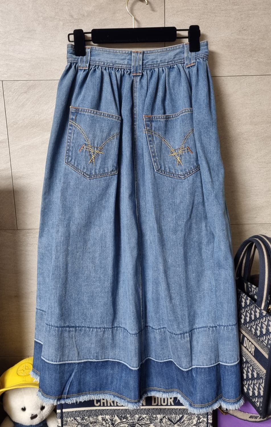 정품) 럭키슈에뜨 데님 스커트  상품이미지7