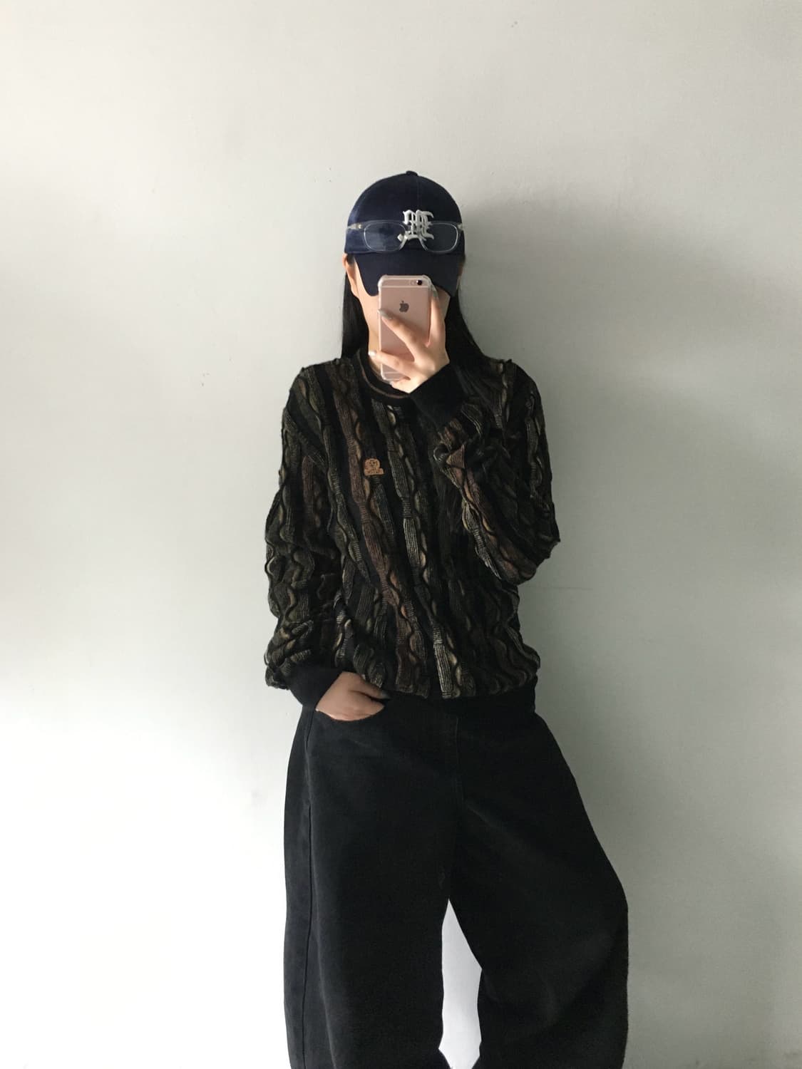 빈티지 멀티 케이블 니트 상품이미지2