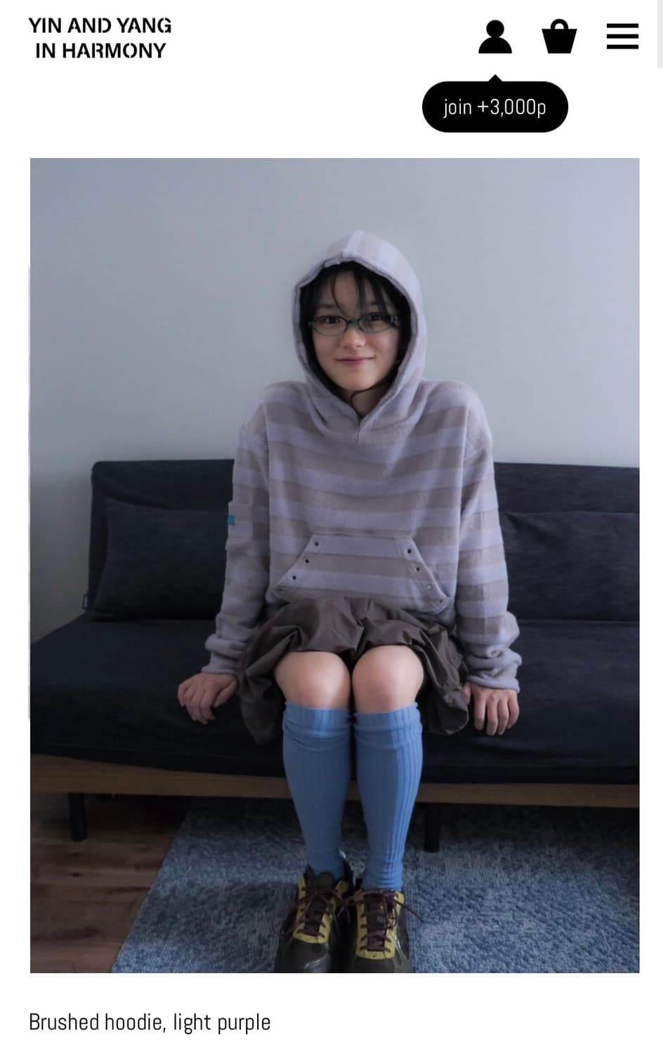 인앤양인하모니 후드티 Brushed hoodie 상품이미지1