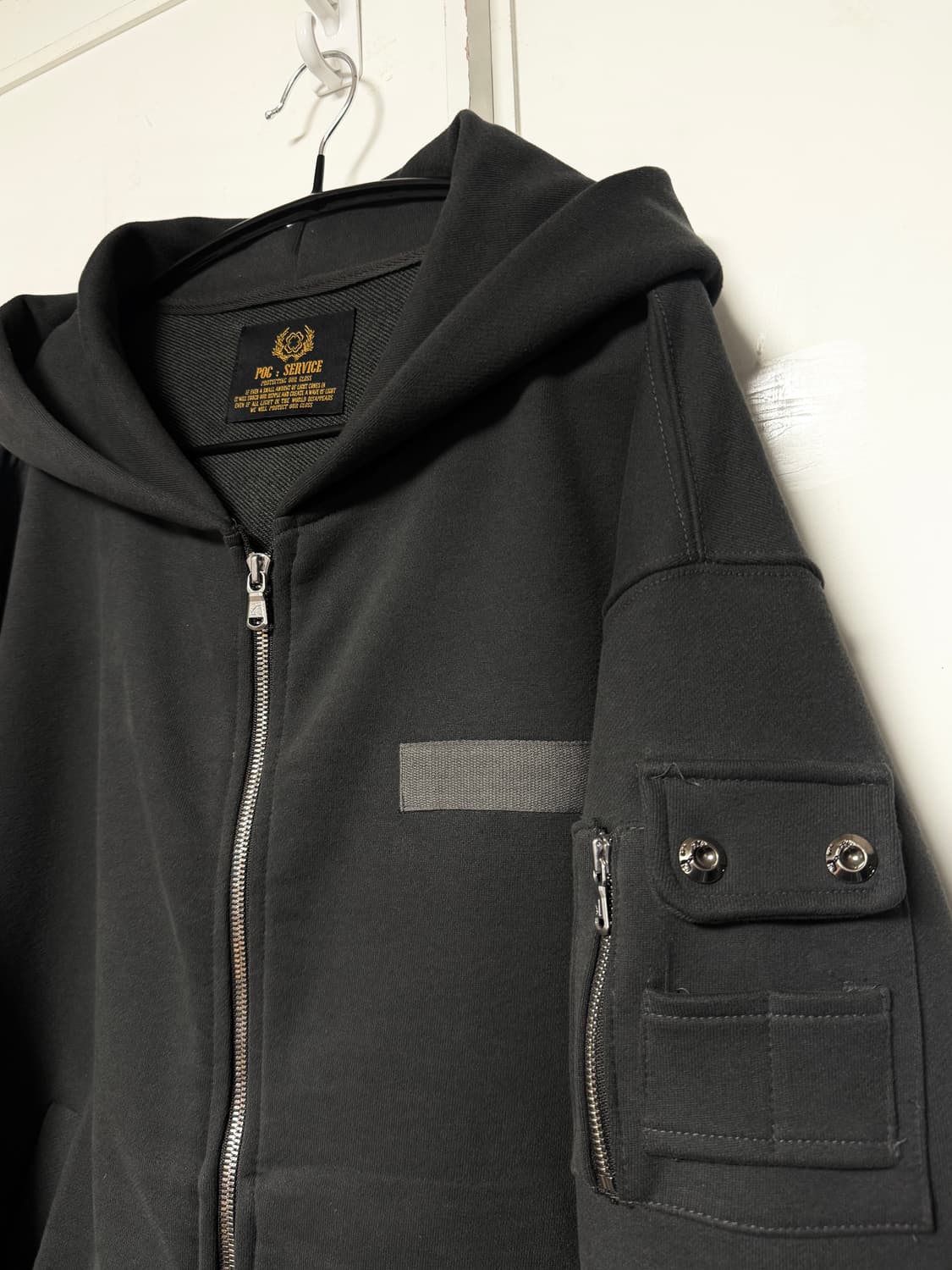 포그서비스 MA-1 후드집업 차콜 2 상품이미지8