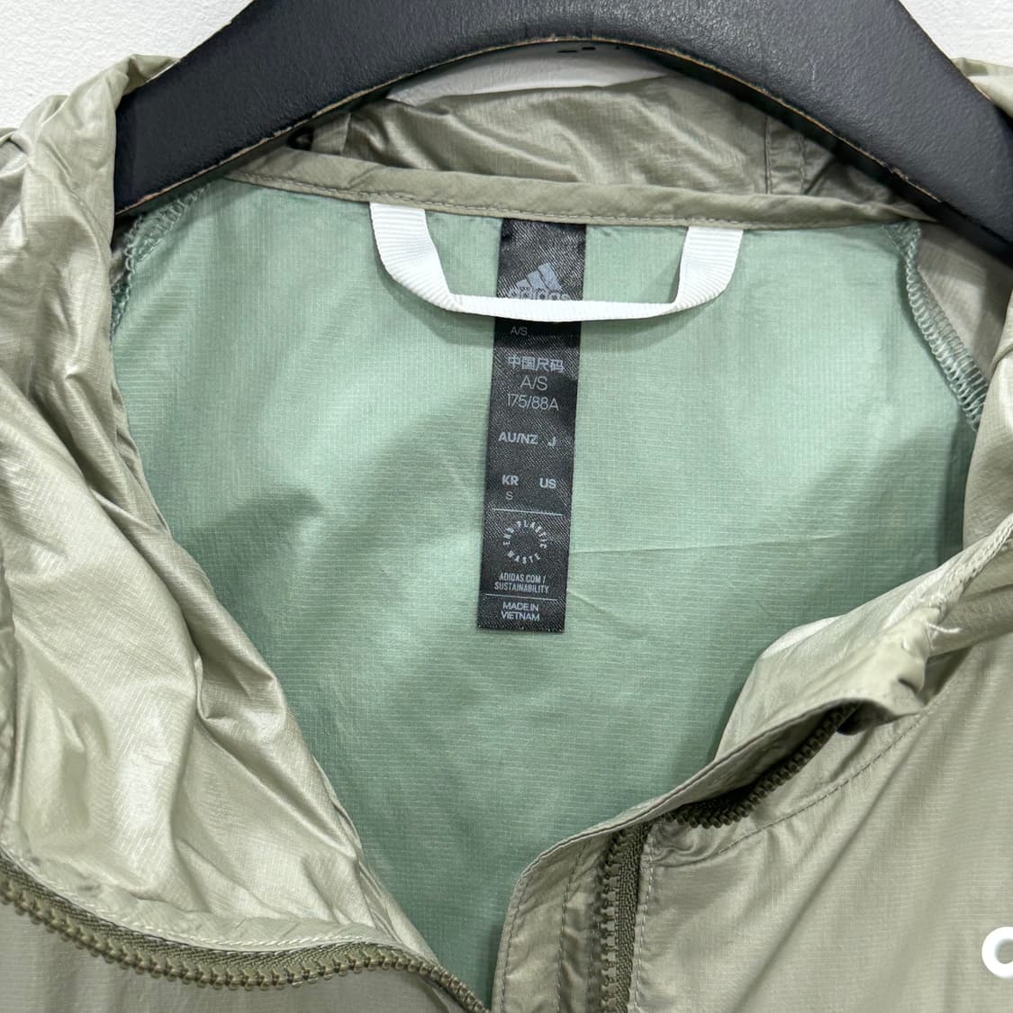 아디다스 배색 삼선 아노락 상품이미지4