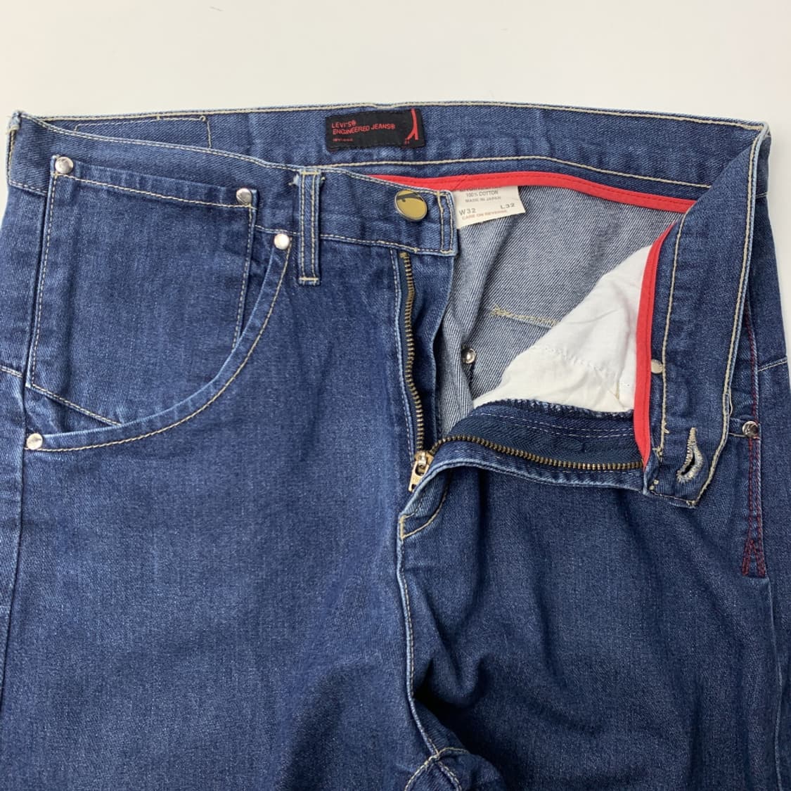 [32-33/정품] 리바이스 재팬 엔지니어드진 남성 데님팬츠 청바지 상품이미지3