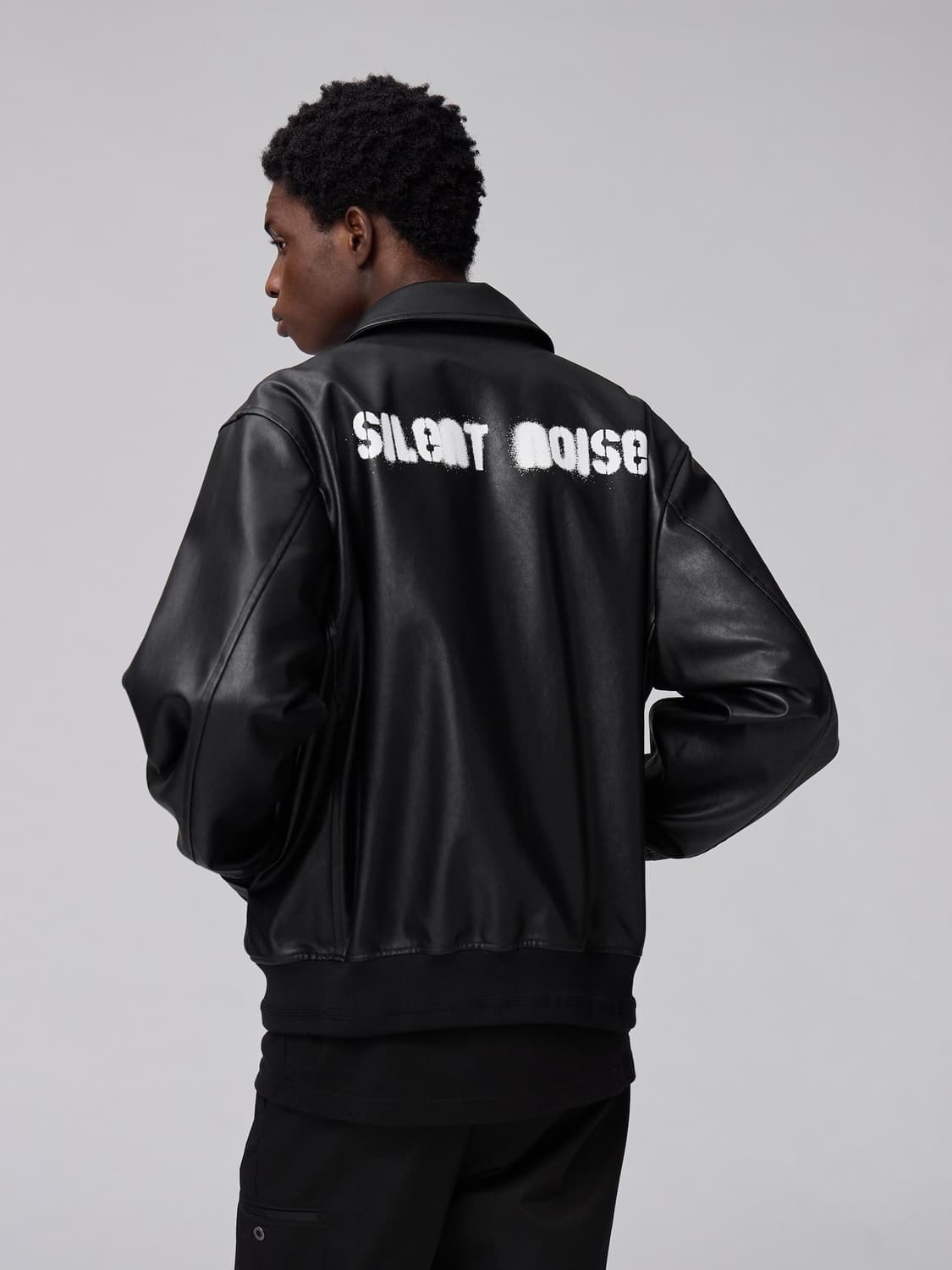 UNDERCOVER x GU silent noise 레더 자켓 상품이미지1
