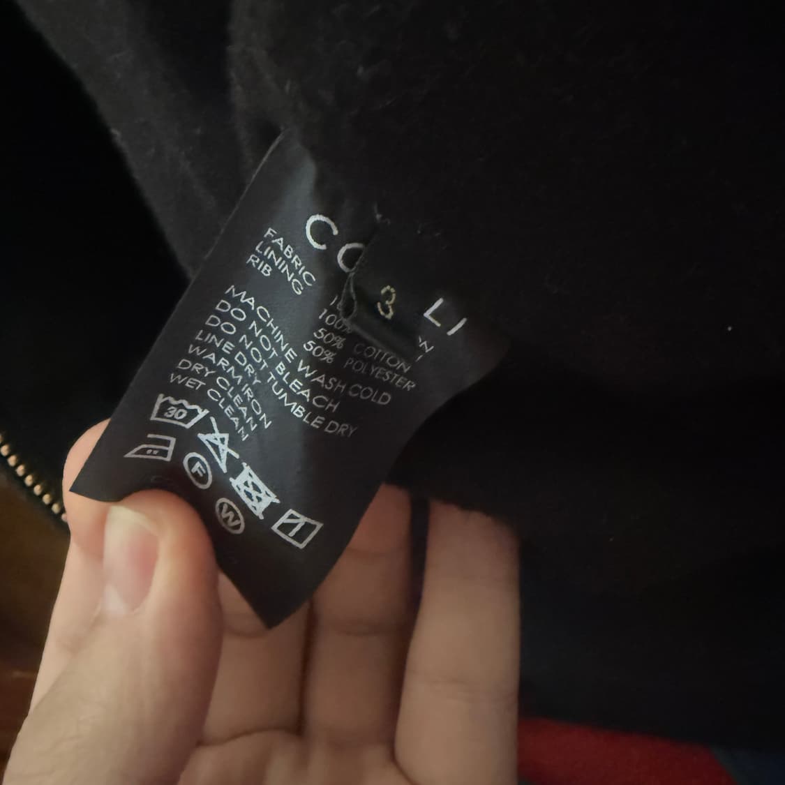 [3]코모리 블랙 데님 집파카 25aw 상품이미지3