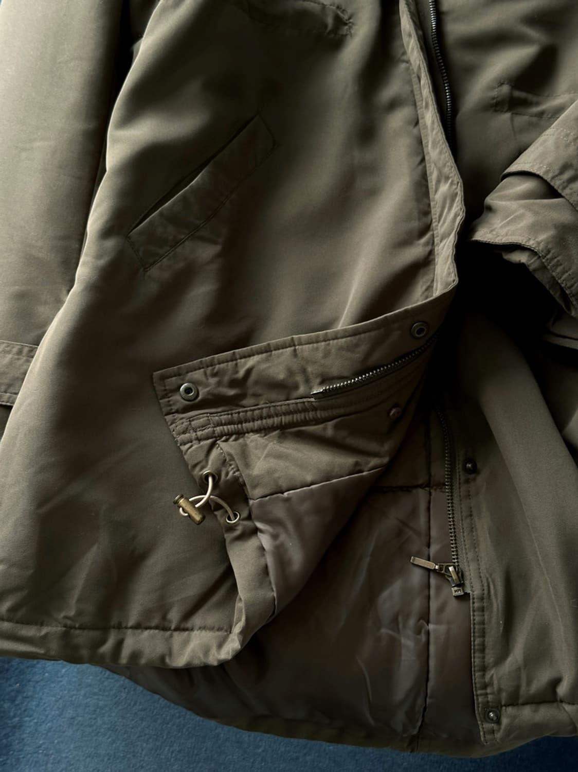 2way fur trimming mil design coat 상품이미지5