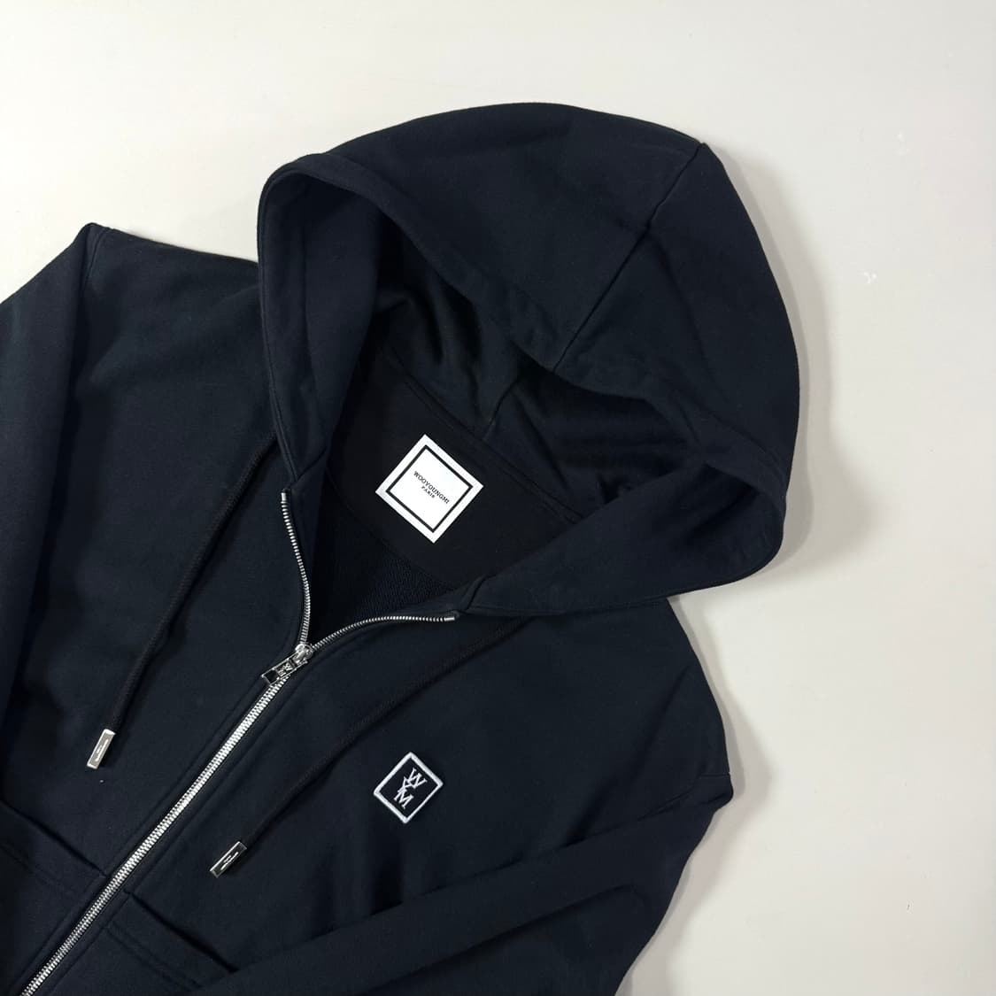 [48/당일출고]우영미 백로고 후드집업 상품이미지2