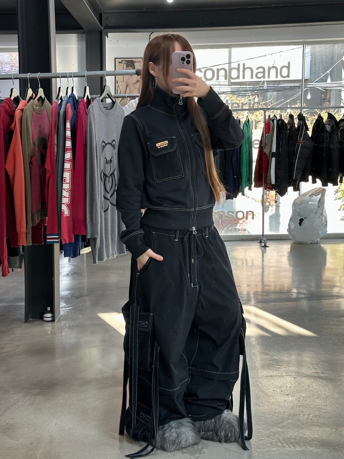 아디다스 삼선 스티치 투웨이 하이넥져지 상품이미지2