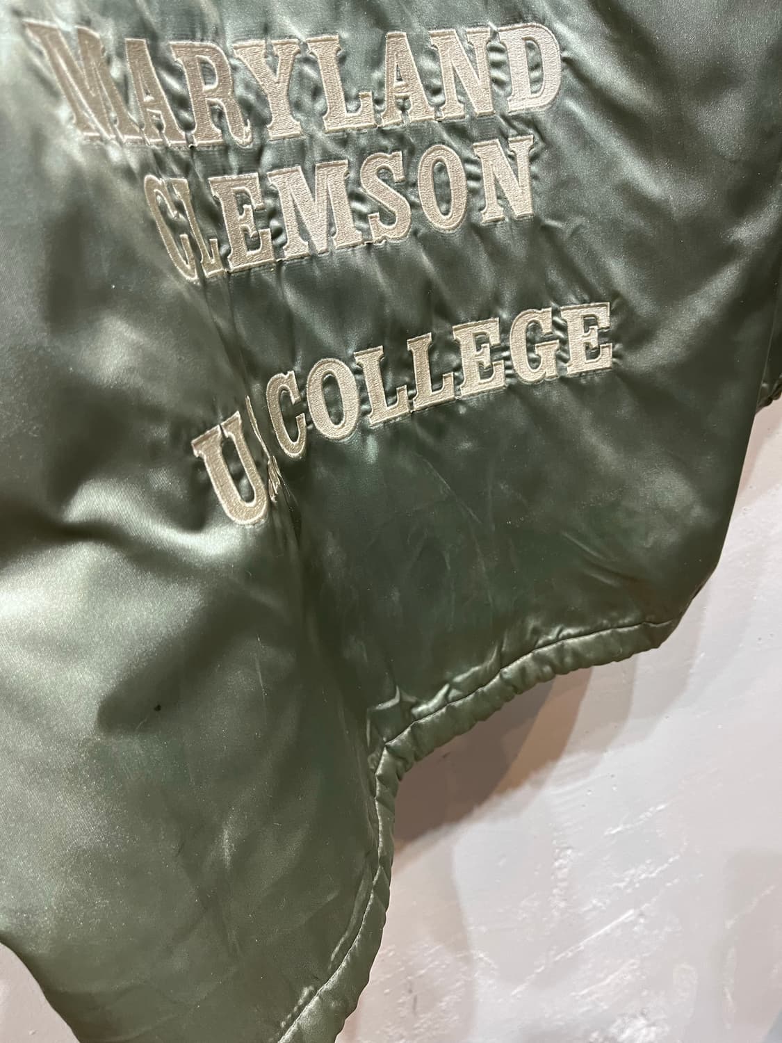 US COLLEGE 빈티지 미국대학 패치워크 점퍼 상품이미지7