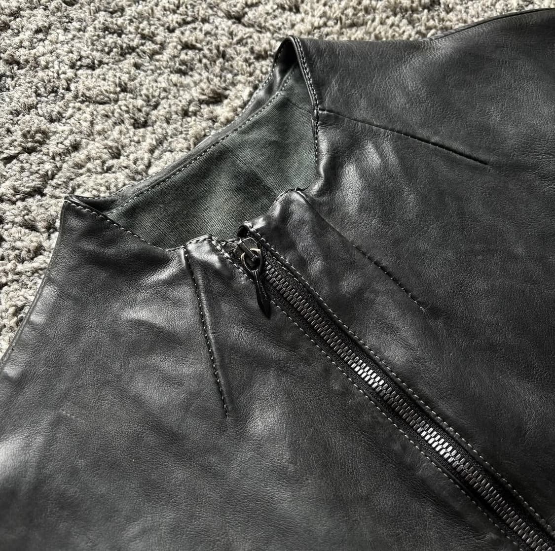 incarnation calf leather 수소봉제 가죽 자켓 상품이미지3