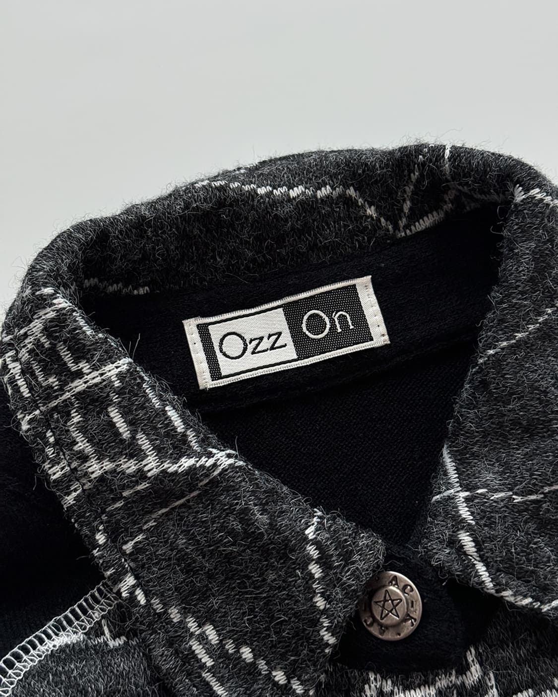 2000s Ozz On Spider Web Knit Shirt 상품이미지5