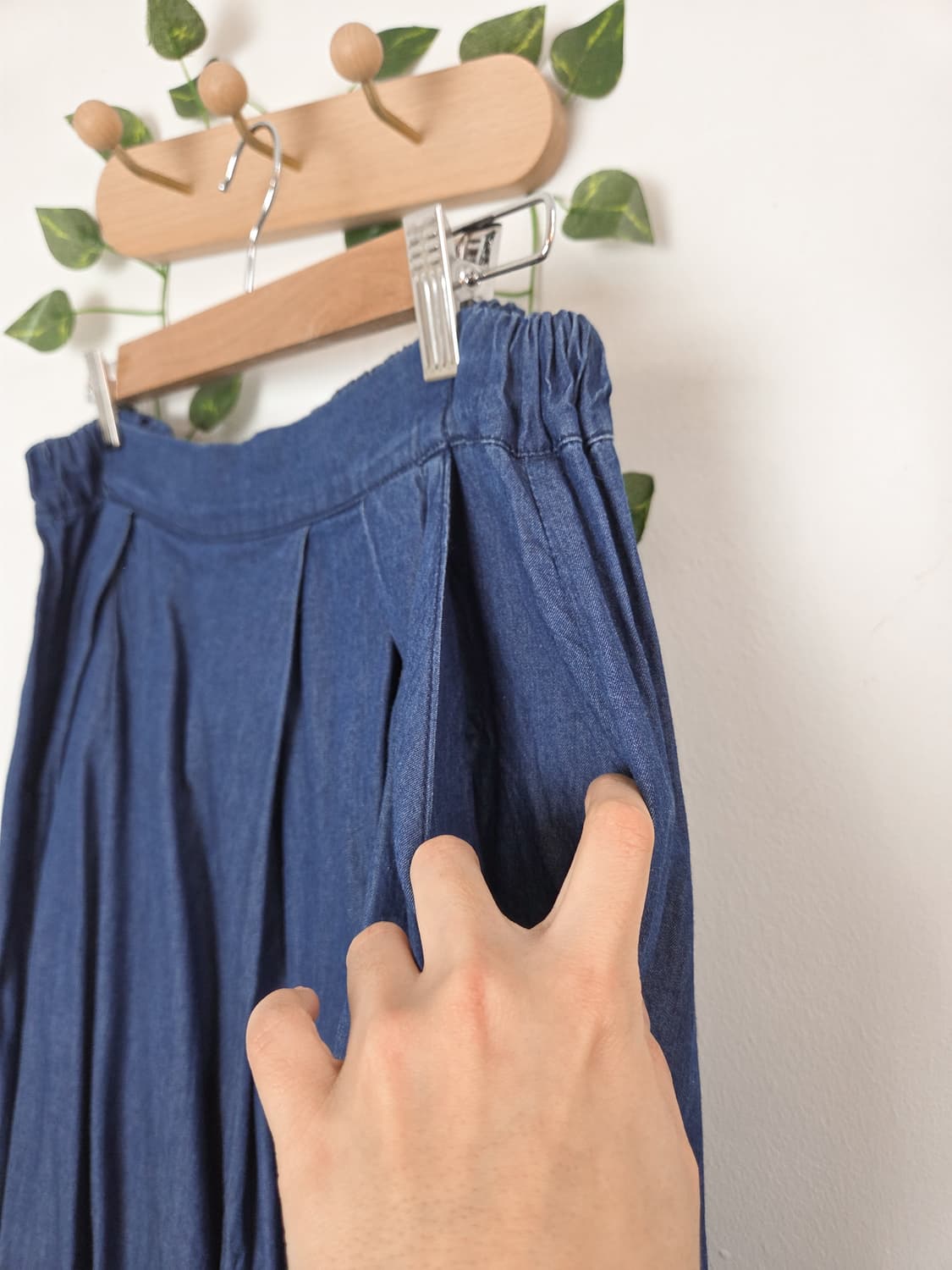 레이스 데님 팬츠 상품이미지3